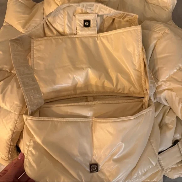 Fendi Cream Puffer Jacket